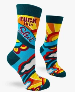 F*ck This Sh!t Ladies' Crew Socks - Picture 1 of 3
