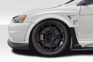 For 2008-2017 Lancer / Lancer Evolution 10 Duraflex Vantix Front Fenders - 2 Pie - Picture 1 of 5