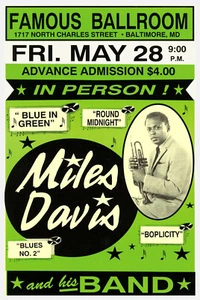 MILES DAVIS. A3 REPRO POSTER. Jazz. - Bild 1 von 1