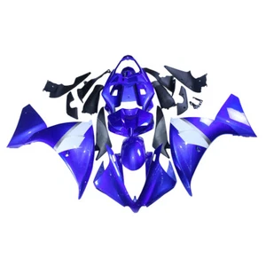ABS Blue Black White Bodywork for Yamaha YZF1000 2012 2013 2014 R1 Body Kit - Picture 1 of 9