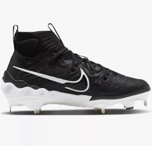 Nike Alpha Huarache NXT Black White Baseball Cleats Men's Size 11 DJ6517-001 - Picture 1 of 9