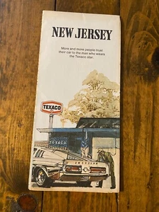 Vintage 1972 Texaco New Jersey State Road Map - Picture 1 of 4