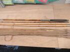 RARE Old H.H. KIFFE Co. Bamboo Cane Pole 3 Pc 10 Ft With Extra Tip Fishing Rod 
