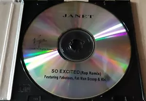 JANET JACKSON - So Excited (Rap Remix) ft. FABOLOUS, FATMAN SCOOP - PROMO CD R&B - Bild 1 von 3