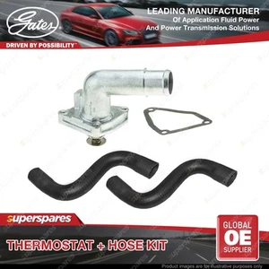 Gates Thermostat + Radiator Hose Kit for Nissan Pathfinder R52 3.5L 194KW 12-On - Picture 1 of 2