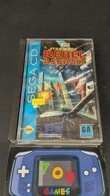 Star Wars: Rebel Assault (Sega CD, 1993) CIB COMPLETE IN BOX