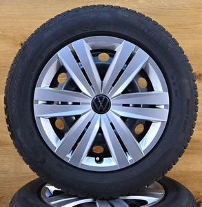 4x  VW Touran II 5T 16 Zoll Winterräder 5QA601027 Pirelli Seal-Inside Radkappen - Bild 1 von 10