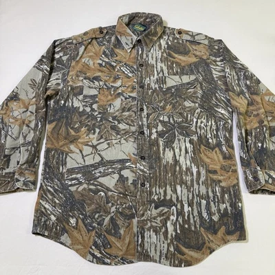 Vintage Cabela's Realtree Camo Button Up Shirt Men’s Size XL Made In USA Hunting - Image 1 of 4