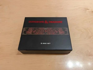 Juego de 6 anillos Dungeons & Dragons - Imagen 1 de 2
