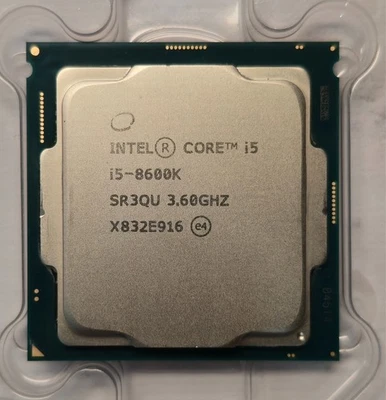 Intel Core i5-8600K 3.60GHz 6 Core SR3QU 6 Thread LGA 1151 - image 1 of 2