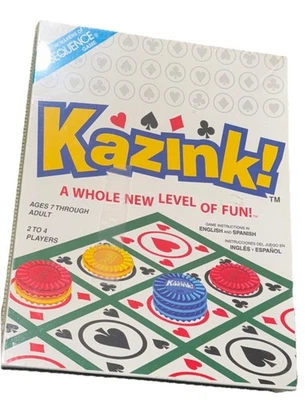 Kazink! Family Board Game Strategy Jax Ages 7+ For 2-4 Players 2004 New - Image 1 of 4