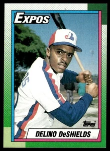 1990 Topps Delino DeShields #224 RC Montreal Expos - Picture 1 of 2