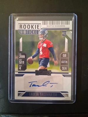 2024 Panini Contenders - Rookie Ticket Taulia Tagovailoa #143 Hobby (AU, RC) - Image 1 of 2