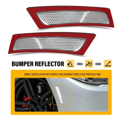 Parachoques delantero transparente 2 piezas para reflectores 2011-2016 F10 BMW SERIE 5 545i 535i 550i Foto 1 de 4