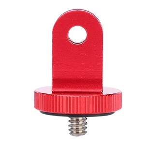 Red 1/4 Mini Tripod Mount Adapter Video Action Camera Accessory NEW - Imagen 1 de 10