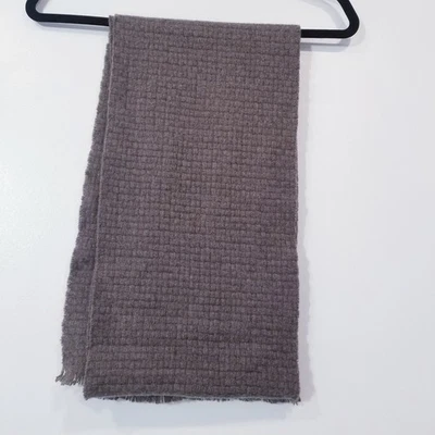 Bufanda tejida Nordstrom marrón cachemir y lana talla única Foto 1 de 4