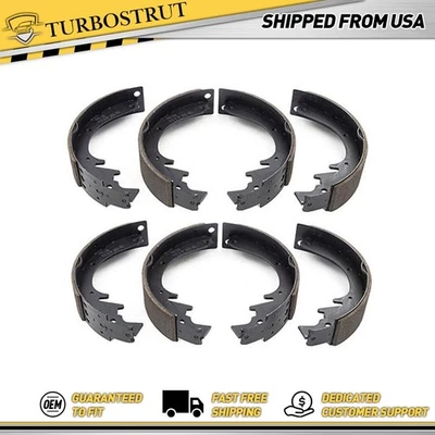 Передний задний оригинальный тормозной колодок для 1969-1971 AM General DJ5 2,2 л пожизненная гарантия - Изображение 1 из 4