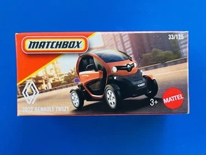 2025 Matchbox Power Grabs BROWN 2022 RENAULT TWIZY ELECTRIC MICRO CAR new in box - Picture 1 of 6