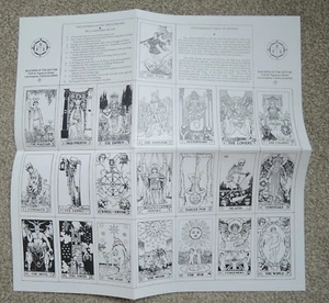 B.O.T.A. (BOTA) Builders of the Adytum - 22 Majors Tarot Poster / Tableau - Neu - Bild 1 von 5