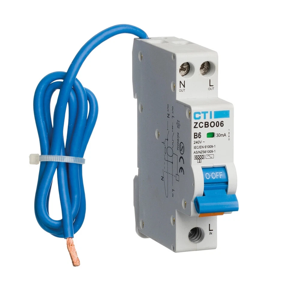 CTI MINI RCBO TYPE A 6A 10A 16A 20A 32A 40A - Image 1 of 1