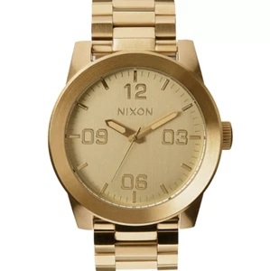 Nixon Watch Corporal SS A346-502 All Gold Brand New With Tags Ships From CA - Picture 1 of 7