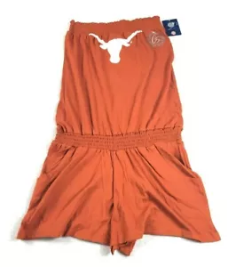 Texas Longhorns Damen Strampler Trägerlos 1 Stück Junior Fit Offiziell Lizenziert - Bild 1 von 7