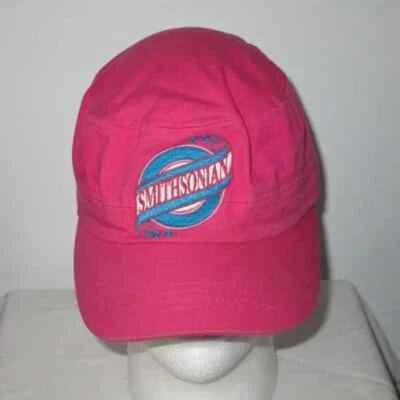 Kid Tees SMITHSONIAN Pink Embroidered Cadet Cotton Hat Cap # 23 - Image 1 of 4
