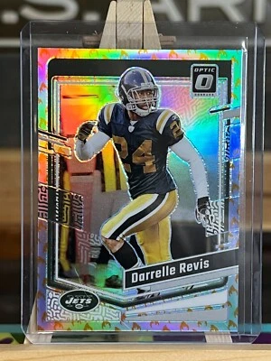 Darrelle Revis 2023 Optic Emoji FIRE🔥 New York Jets Silver Prizm - Image 1 of 2