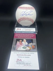 Chase DeLauter Signed Rawlings ROMLB Baseball JSA Cleveland Guardians - Picture 1 of 2