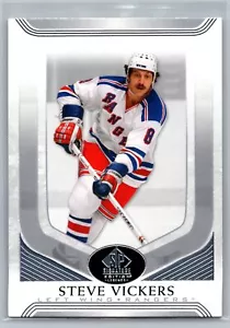 2020-21 SP Signature Edition Legends #24 Steve Vickers New York Rangers - Picture 1 of 2