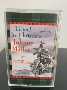 Hallmark- Listen! It’s Christmas Johnny Mathis/CeCe Winans- Cassette(1999) - Picture 1 of 6