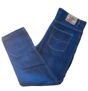 Lasso Jeans Denim Men 38/ 97 Working Pants Trousers Heavy Duty, Navy, Free Post - Picture 1 of 8