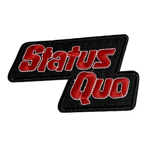 STATUS QUO SO COOL Bügelbild Patch + EIN GRATIS MUSIKAUFKLEBER - Bild 1 von 3