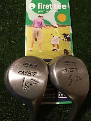 Mizuno MST Woods Set 1 1/2 Driver, 3 Wood Exsar Gold Graphite Shafts - Image 1 of 4