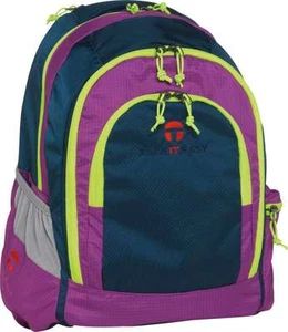 TAKE IT EASY BERLIN RUCKSACK LIGHT NYLON BLAU LILA SCHULRUCKSACK NEU - Bild 1 von 1