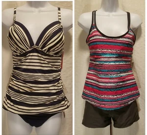 New Mix&Match Tankini Swimsuit 2-Piece Variety of Styles & Colors Size S Small - Picture 1 of 7