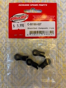 Team Corally Part #C-00180-027: Shock Ends-Composite-4 Pcs.; NISP - Picture 1 of 1