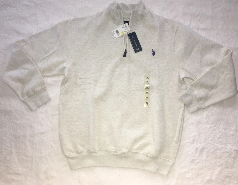 US Polo Assn Men’s Half Zip Sweater Size M - Image 1 of 4