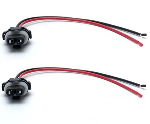 Flosser Wire Harness 9440 Pigtail Female 880 Fog Light Bulb Plug Adapter Socket - Picture 1 of 10