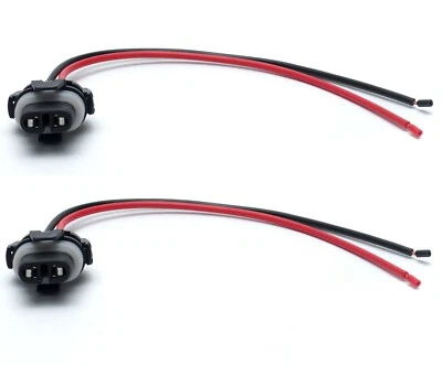 Flosser Wire Harness 9440 Pigtail Female 880 Fog Light Bulb Plug Adapter Socket - Image 1 of 4