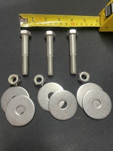 1/2”-13 x 3” SECHSKANTSCHRAUBE ASTM F593C THE 304 EDELSTAHL 1/2 13 3 Marinequalität - Bild 1 von 7