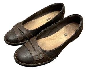 Clark’s Collection Women’s Soft Cushion Flats Size 8 Brown Slip On Loafers - Picture 1 of 7