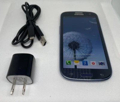 Samsung  Galaxy  S3  T999 16GB - BLUE T-MOBILE UNLOCKED Good Condition - Image 1 of 3
