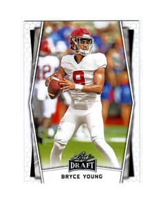 2022 Leaf Draft Football Base Bryce Young #B-1 Carolina Panthers - Bild 1 von 2