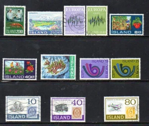 Iceland Stamp lot - Scott #'s 437/453 - Cancelled - Picture 1 of 1