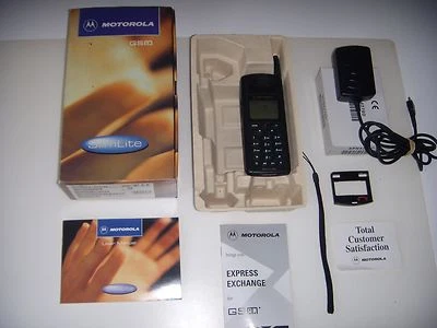 MOTOROLA SLIMLITE MG1-4B11 GSM ORIGINALE 1997 UNICO+SCATOLA ACCESSORI ORIGINALI - Immagine 1 di 4