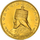 [#972222] Etiopia, Medal, Haile Selassie I Coronation, 1930, AU(50-53), Złoto