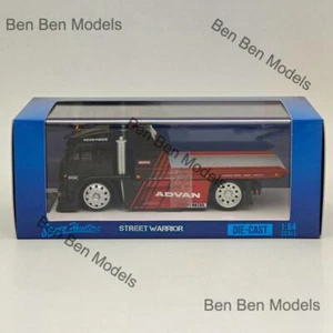 SH 1:64 KamaZ Spoon Sports Flatbed Tow Truck Black Diecast Model Car Limited - Picture 1 of 8