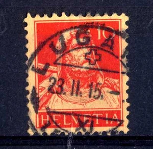 SCHWEIZ 1914-1918 10. Jh.  Büste aus Wilhelm Tell Wildleder Farbpapier - Bild 1 von 1