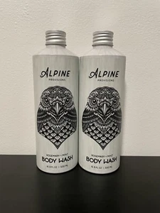 Alpine Provisions Duschgel NEU 2er Pack Paket Rosmarin Minze 16,9 Unzen USA Shampoo - Bild 1 von 4